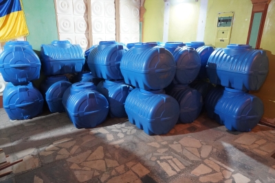 Нікополь отримав ємності для води від міжнародних партнерів